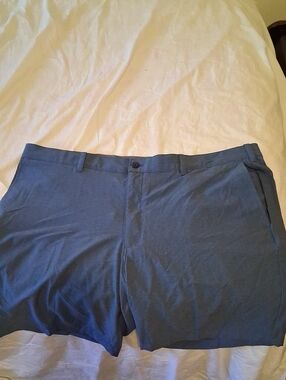 Hogan Men's Navy Flat-Front Shorts
